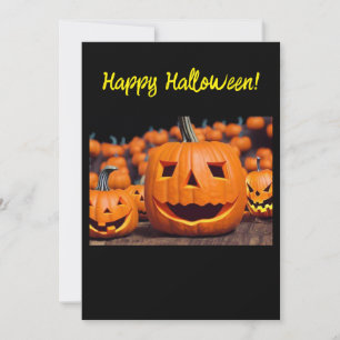 Glückliche Halloween-Grußkarte Feiertagskarte