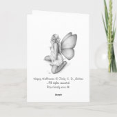 Glückliche Halloween-Grußkarte Karte (Rückseite)