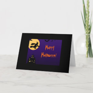 Glückliche Halloween-Grußkarte Karte