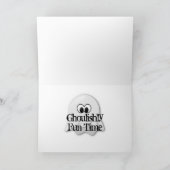 Glückliche Halloween-Grußkarte Karte (Innenseite)