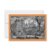 Glückliche Halloween-Grußkarte