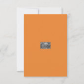 Glückliche Halloween-Grußkarte Karte (Rückseite)