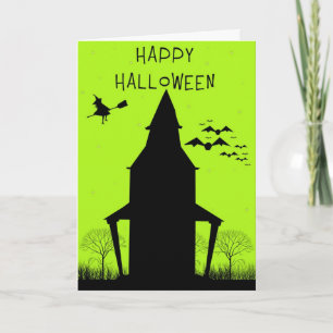 Glückliche Halloween-Karte Feiertagskarte