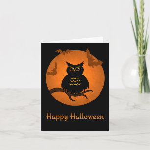 Glückliche Halloween-Karte Karte