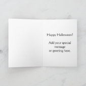 Glückliche Halloween-Karte Karte (Innenseite)