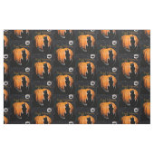 Glückliche Halloween-Katze Stoff (Fat Quarter (45,7 x 55,9 cm))