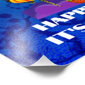 Glückliche Halloween-Kostümkinder Party-Feier Fotodruck (Ecke)