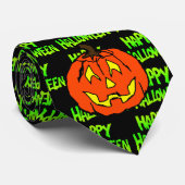 Glückliche Halloween-Krawatte Krawatte (Gerollt)
