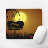 Glückliche Halloween-Kürbislaterne Pumpkins Mousepad (Mit Mouse)