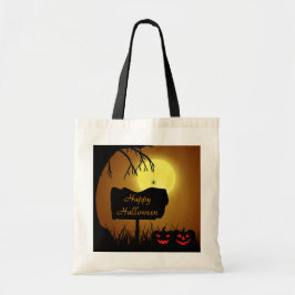 Glückliche Halloween-Kürbislaterne Pumpkins - Tasc Tragetasche