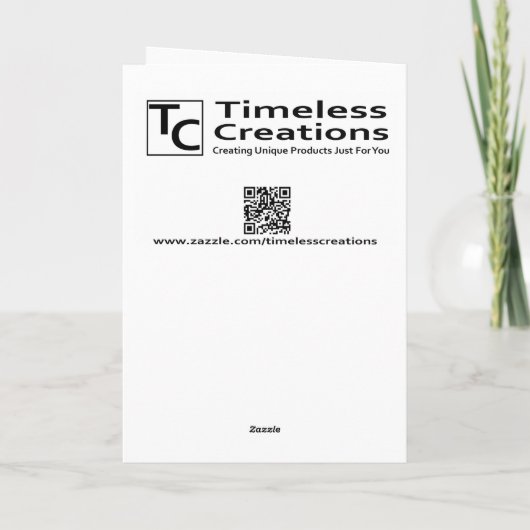 Glückliche Halloween-Mummy-Cartoon-Karte Karte (Rückseite)