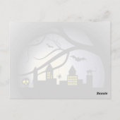 Glückliche Halloween-Postkarten Postkarte (Rückseite)