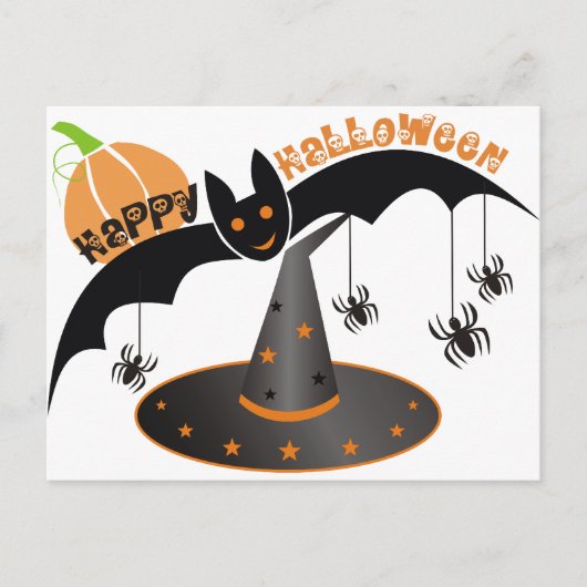 Glückliche Halloween-Postkarten Postkarte (Vorderseite)