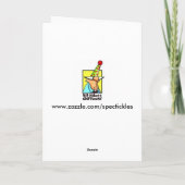 Glückliche Halloween-Spaß-Grußkarte Karte (Rückseite)