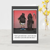 Glückliche Halloween-Spaß-Grußkarte Karte (Gelbe Blume)