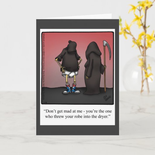 Glückliche Halloween-Spaß-Grußkarte Karte (Gelbe Blume)