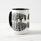 Glückliche Halloween Spiders & Spider Web-Tasse Tasse (Vorderseite Links)