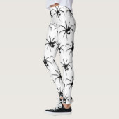 Glückliche Halloween Spooky Spider Leggings (Links)