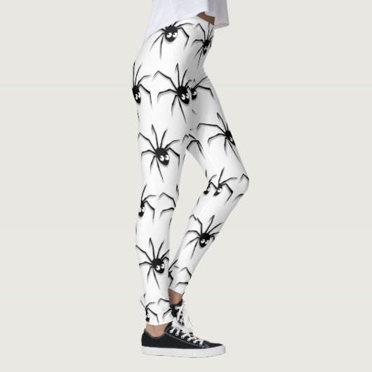 Glückliche Halloween Spooky Spider Leggings (Rechts)