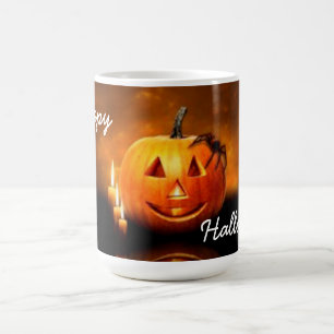 glückliche Halloween-Tasse/Pumpkin und Spider Kaffeetasse