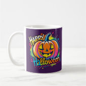 Glückliche Halloween-Tasse - Spooky & Fun-Geschenk Kaffeetasse (Links)