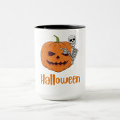 glückliche Halloween-Tasse Tasse (Zentrum)