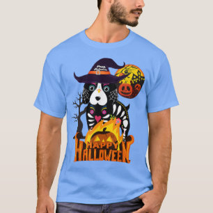 Glückliche Halloweenie-Dackel, Mummy Doie Dog Tric T-Shirt