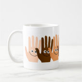 Glückliche Hände Kaffeetasse (Links)