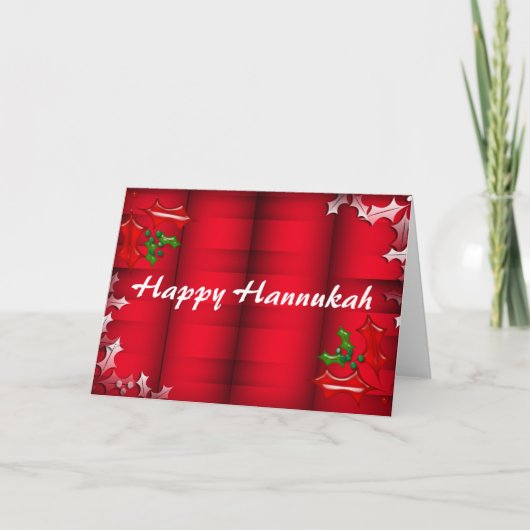 Glückliche Hannukah Karte (Vorderseite)