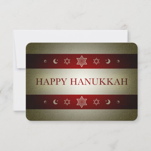 glückliche hanukkah einladung (Vorderseite)