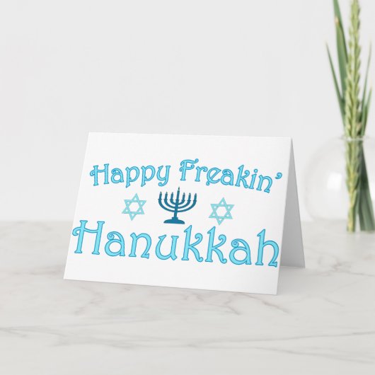 glückliche hanukkah feiertagskarte (Vorderseite)