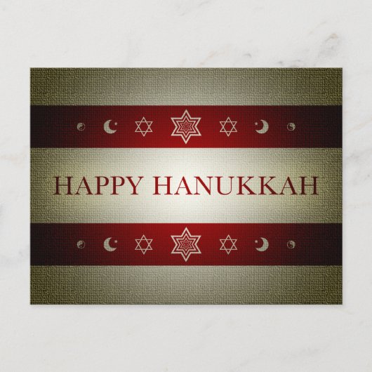 glückliche hanukkah feiertagspostkarte (Vorderseite)