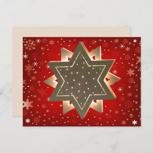 glückliche Hanukkah-Postkarte Postkarte (Vorne/Hinten)