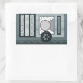 glückliche hanukkah (Scrapbook) Rechteckiger Aufkleber (Tasche)