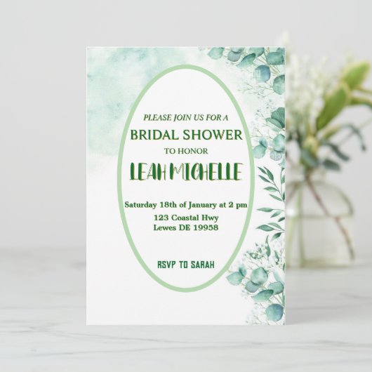 Glückliche Heilung Einladung (Stehend Vorderseite)