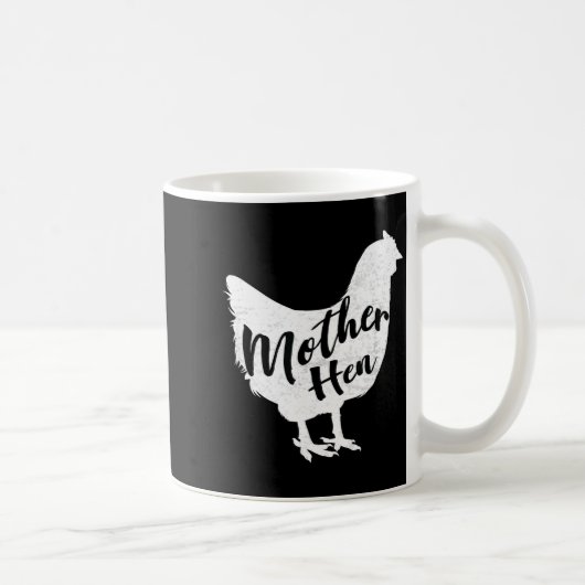 Glückliche Henne frohen Muttertag süße Hühner Gesc Kaffeetasse (Rechts)