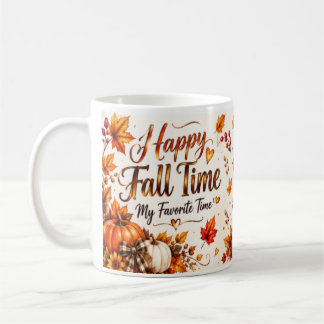 Glückliche Herbstzeit – Meine Lieblingszeit | Cozy Kaffeetasse