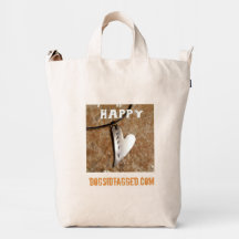 GLÜCKLICHE Herz-Enten-Tasche