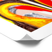 Glückliche Herzen Poster (Ecke)