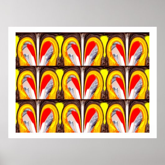 Glückliche Herzen Poster (Vorne)