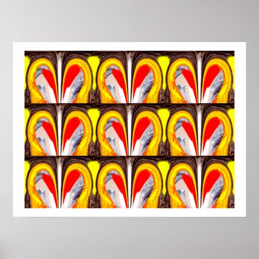 Glückliche Herzen Poster (Vorne)