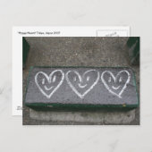 Glückliche Herzen Postkarte (Vorne/Hinten)