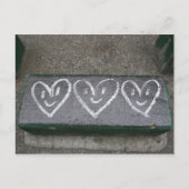 Glückliche Herzen Postkarte (Vorderseite)