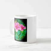Glückliche Hibiskus-Kaffee-Tasse Kaffeetasse (Vorderseite Links)