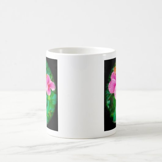 Glückliche Hibiskus-Kaffee-Tasse Kaffeetasse (Mittel)