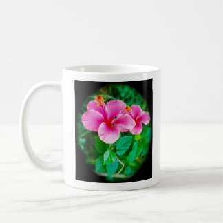Glückliche Hibiskus-Kaffee-Tasse Kaffeetasse