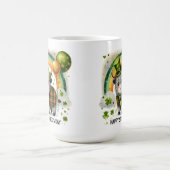 Glückliche Highland-Kuh - St. Patrick's Day Kaffeetasse (Mittel)