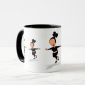 GLÜCKLICHE HILDA HAHA TASSE (Vorderseite Links)