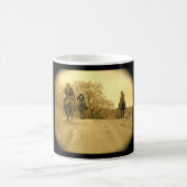 Glückliche Hinterkaffee-Tasse Kaffeetasse (Mittel)