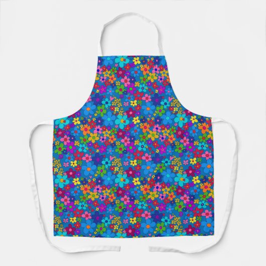 Glückliche Hippie-Gänseblümchen-Schürze Schürze (Vorderseite)